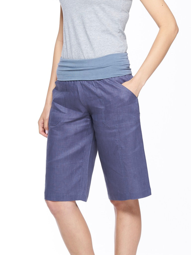 Harvana Linen Berms (Milky Way Bandee)