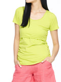 The Basic Tee in Chartreuse