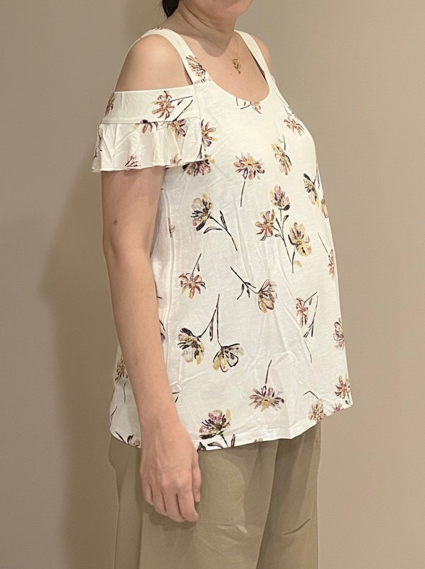 Magnolia Flutter Sleeve Maternity and Nursing Blouse